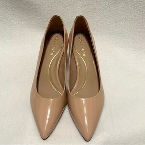 Cole Haan Women's Nude Patent Heels NWOT Size 6B